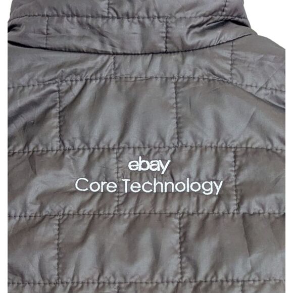 Patagonia x Ebay Embroidered Black Quilted Vest Zip Up Women's XXS STY84247 FA19 - Picture 6 of 9
